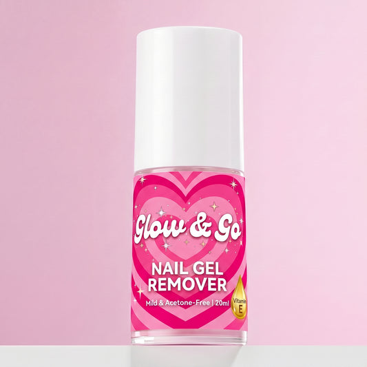 ACETONE FREE + VITAMIN E Glow & Go Solid Tip Gel Spray Remover 20ml