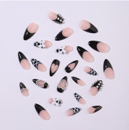 Punk Pearl press-on nails set