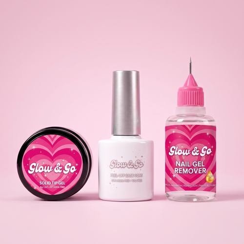 Glow & Go Refill Trio — Gel + Base Coat + Remover