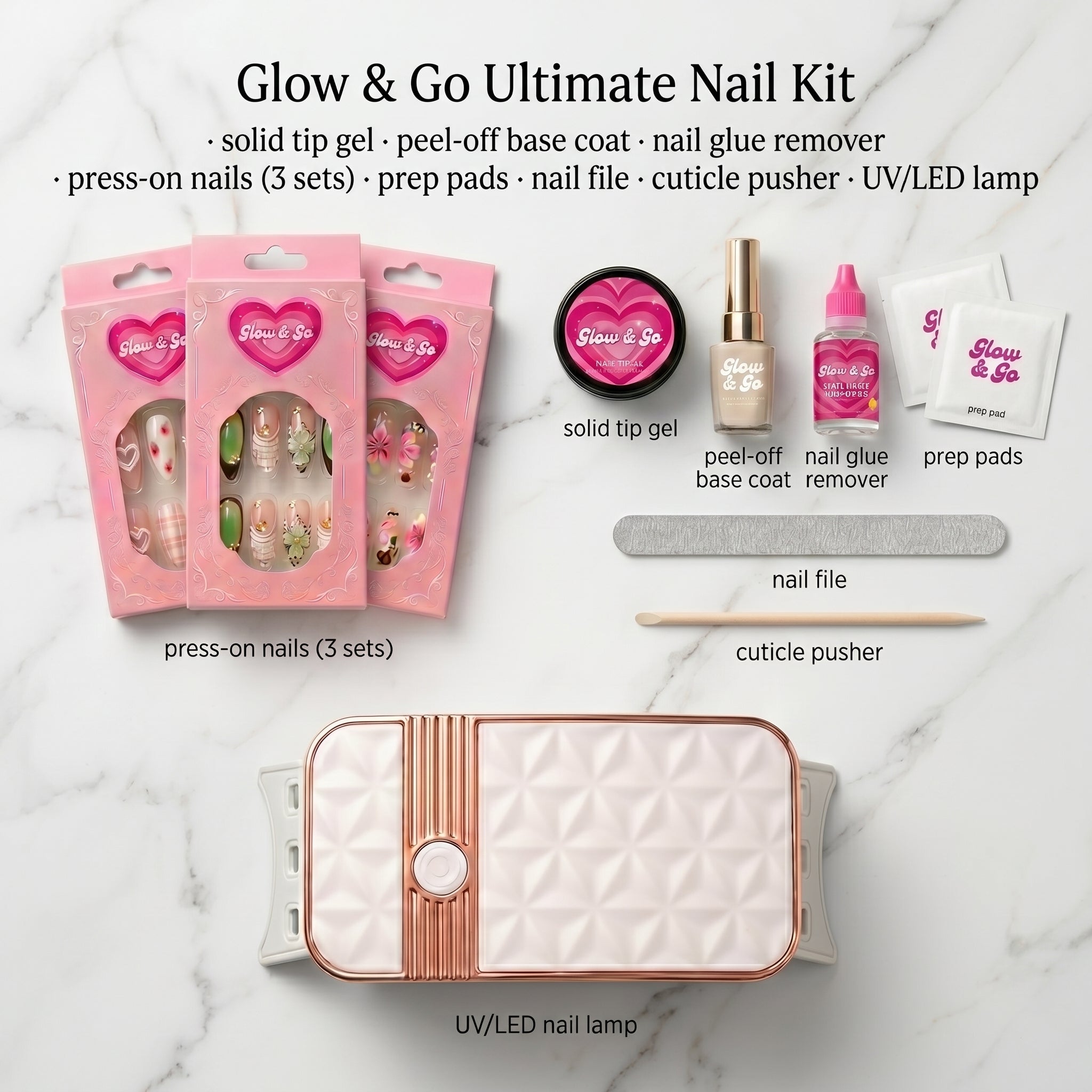 Glow & Go Full Nail Kit